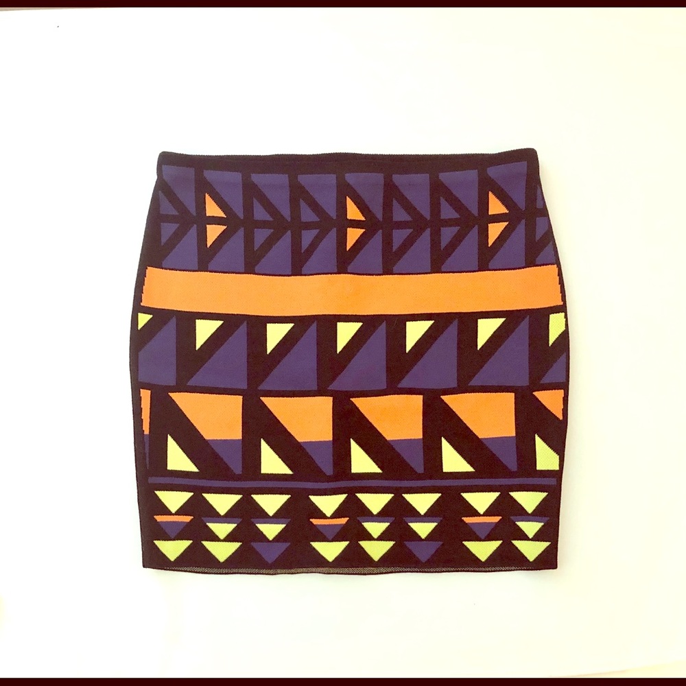 Rachel Rachel Roy Geometric Print Skirt